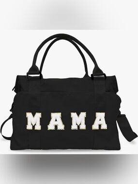 Duffle Bag, Mama Bag With Patches